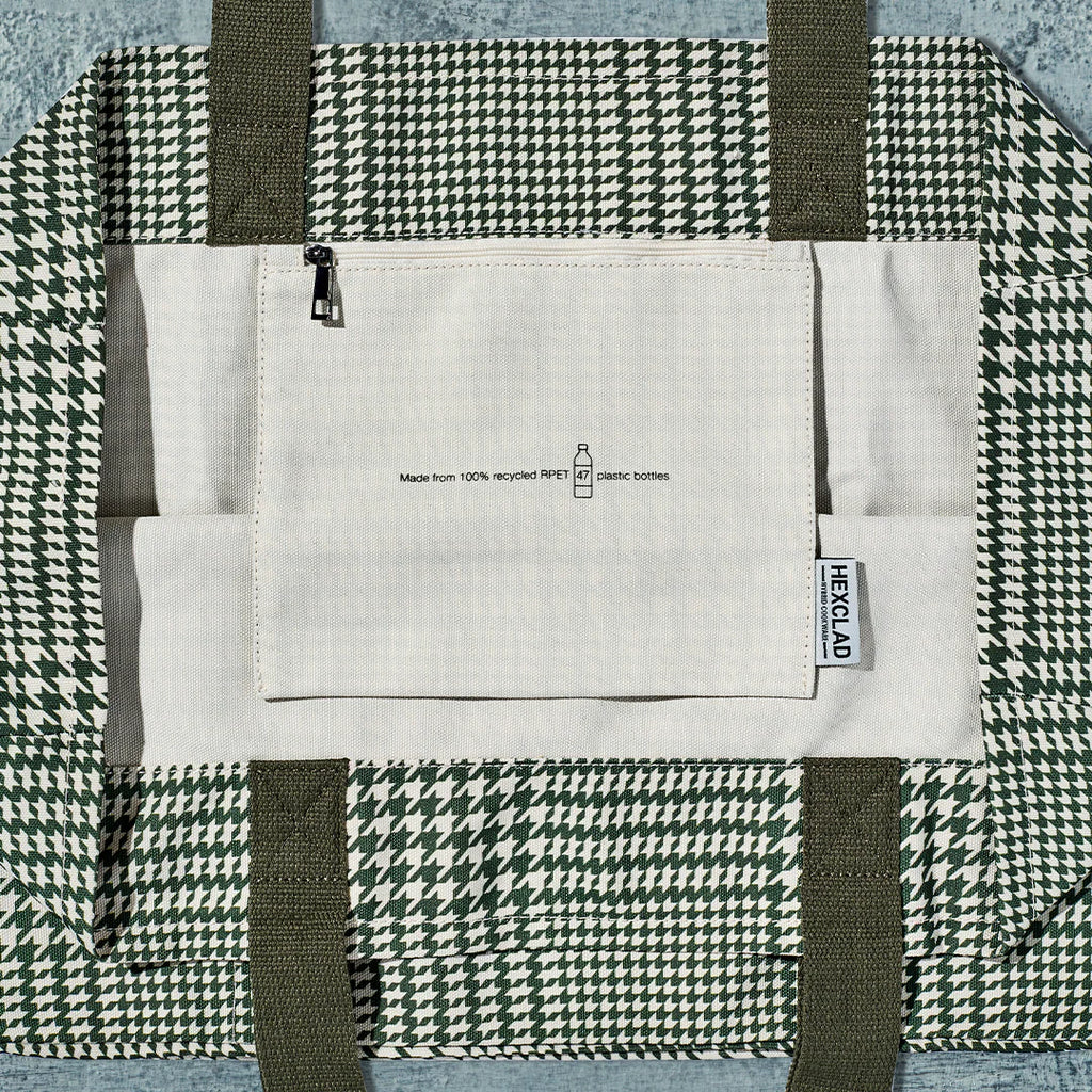 The Everything Everywhere Bag (Houndstooth-Forest)