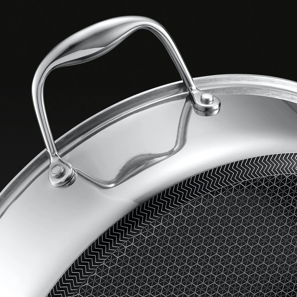 Hybrid Deep Sauté Pan with Lid, 5.5-Qt