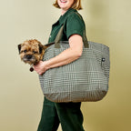 The Everything Everywhere Bag (Houndstooth-Forest)
