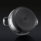 Hybrid Stock Pot With Lid, 8-Qt