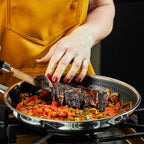 Hybrid Fry Pan with Lid, 12"