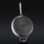 Hybrid Deep Sauté Pan with Lid, 4.5-Qt