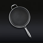 Hybrid Deep Sauté Pan with Lid, 5.5-Qt