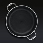 Hybrid Stock Pot with Lid, 10-Qt