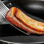 Hybrid Deep Sauté Pan with Lid, 3.3-Qt